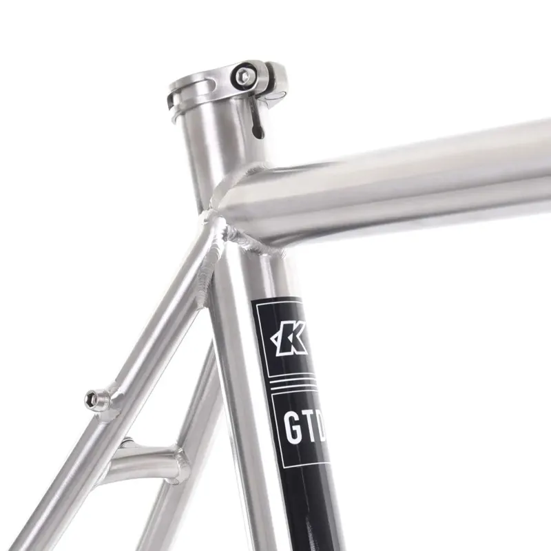 Kinesis UK GTD V2 Titanium Frameset - Silver-4